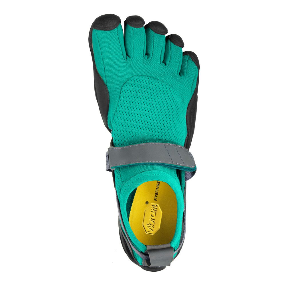 Vibram FiveFingers Dame Træningssko Blå/Grøn - Kso - 9403YBQFR